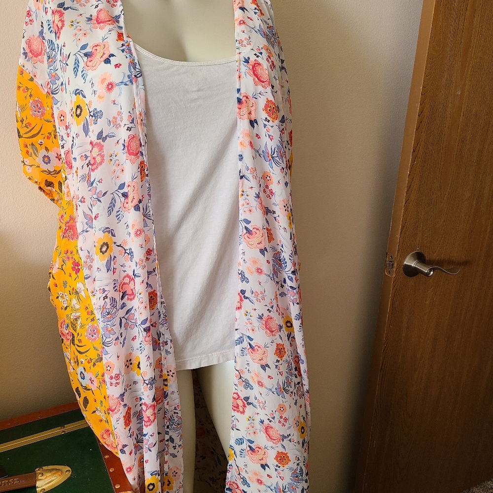 Floral Maxi Kimono